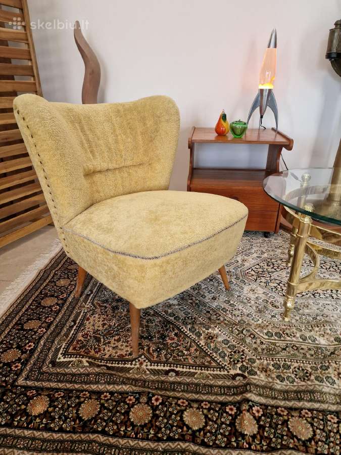 Vintažinis mid century Coctail st.fotelis - nuotraukos Nr. 19