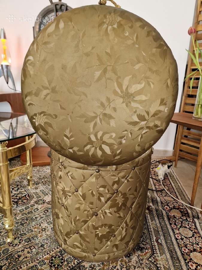 Vintažinis mid century pufas-daiktadėžė - nuotraukos Nr. 19