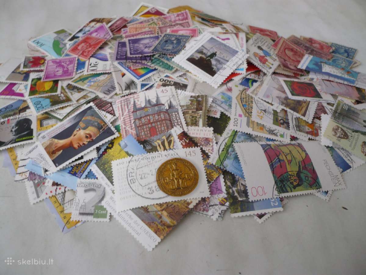 Skirtingu pašto ženklu rinkinys Nr27 , viso500 vnt - nuotraukos Nr. 4