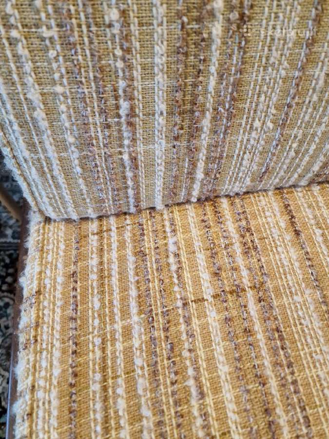 Vintažinis mid century raudonmedžio fotelis - nuotraukos Nr. 21