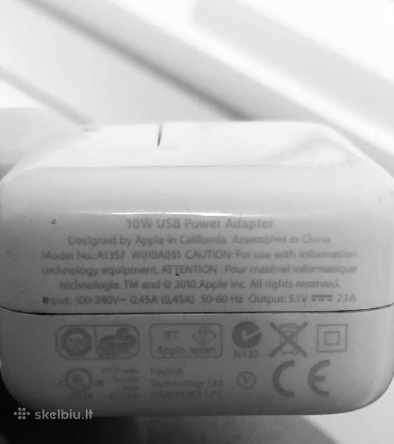 Originalus Apple 10 W įkroviklis - nuotraukos Nr. 2