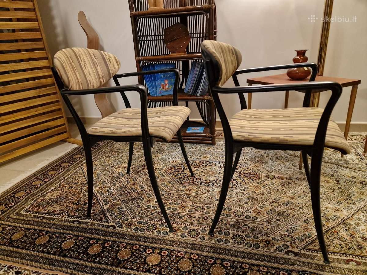 Vintažinės mid century autorinės kėdės - nuotraukos Nr. 4