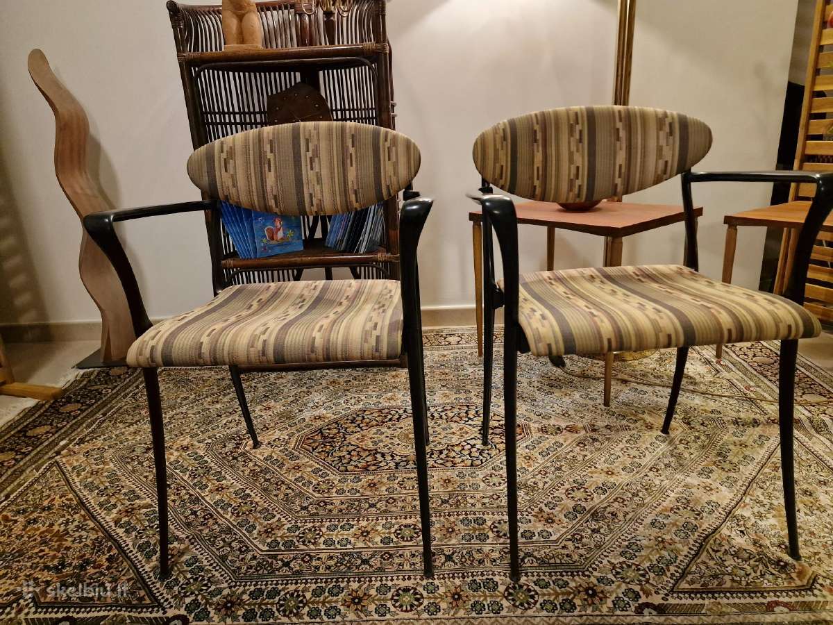 Vintažinės mid century autorinės kėdės - nuotraukos Nr. 5