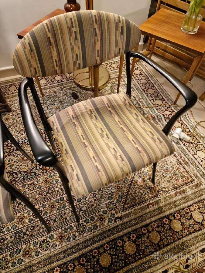 Vintažinės mid century autorinės kėdės - nuotraukos Nr. 9