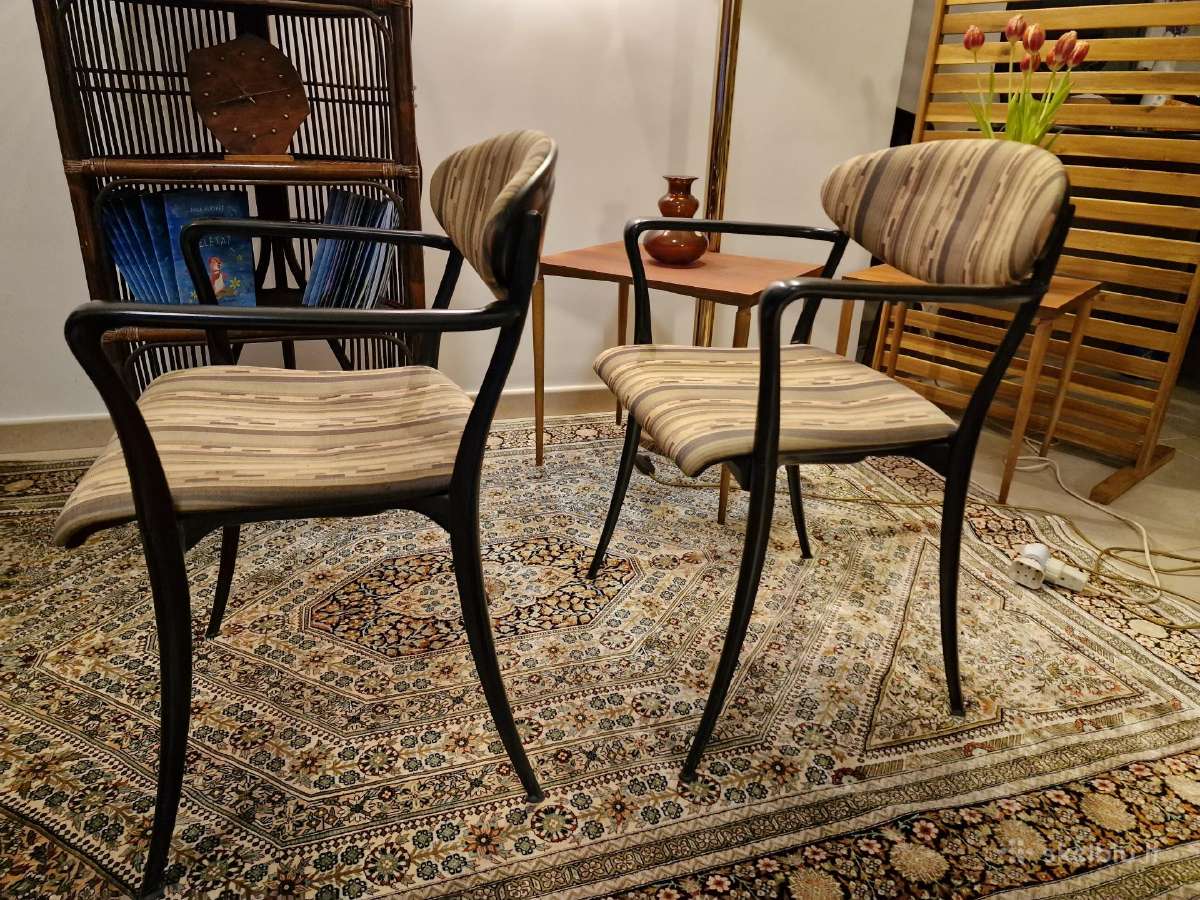 Vintažinės mid century autorinės kėdės - nuotraukos Nr. 10