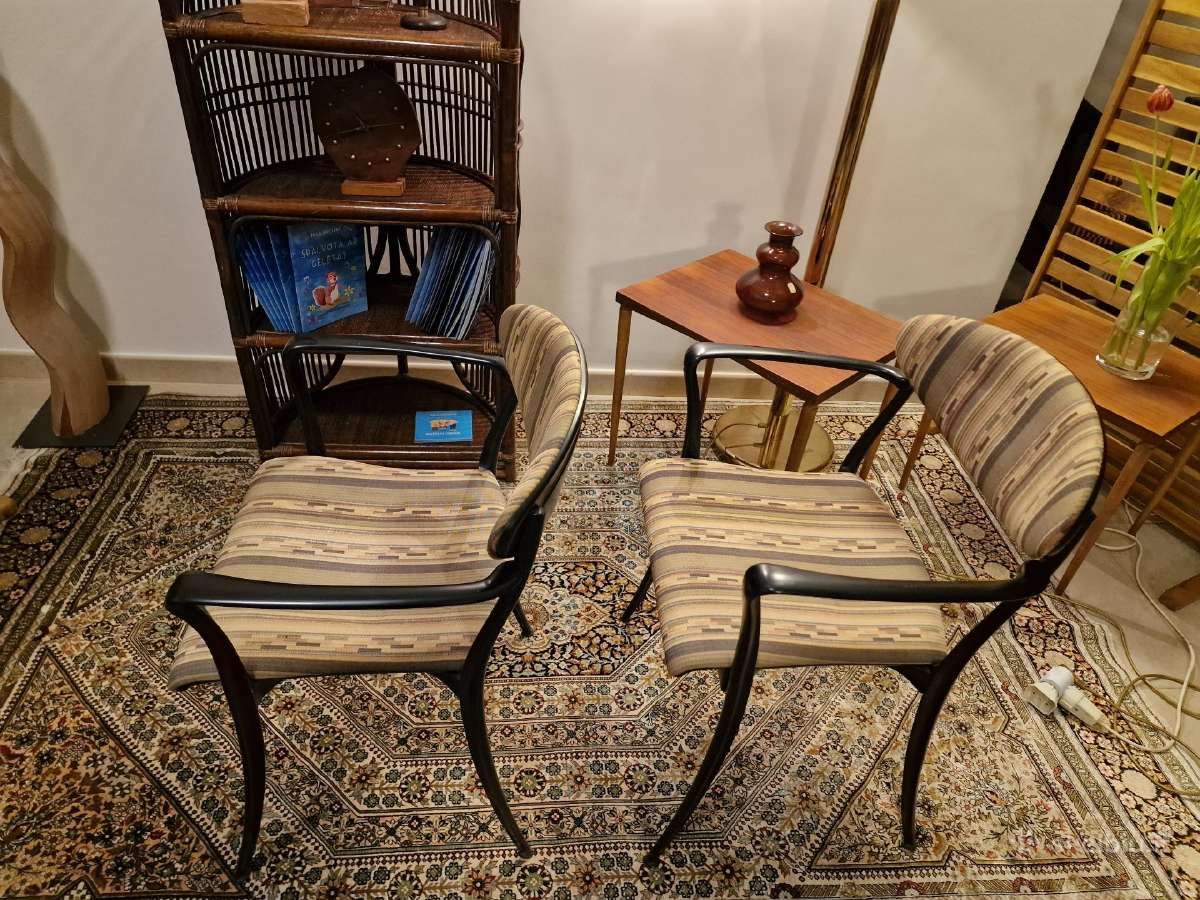 Vintažinės mid century autorinės kėdės - nuotraukos Nr. 12