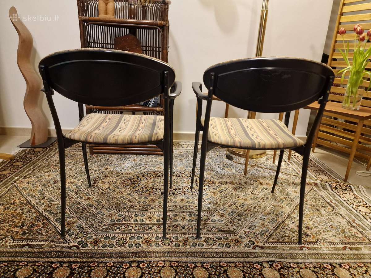 Vintažinės mid century autorinės kėdės - nuotraukos Nr. 15