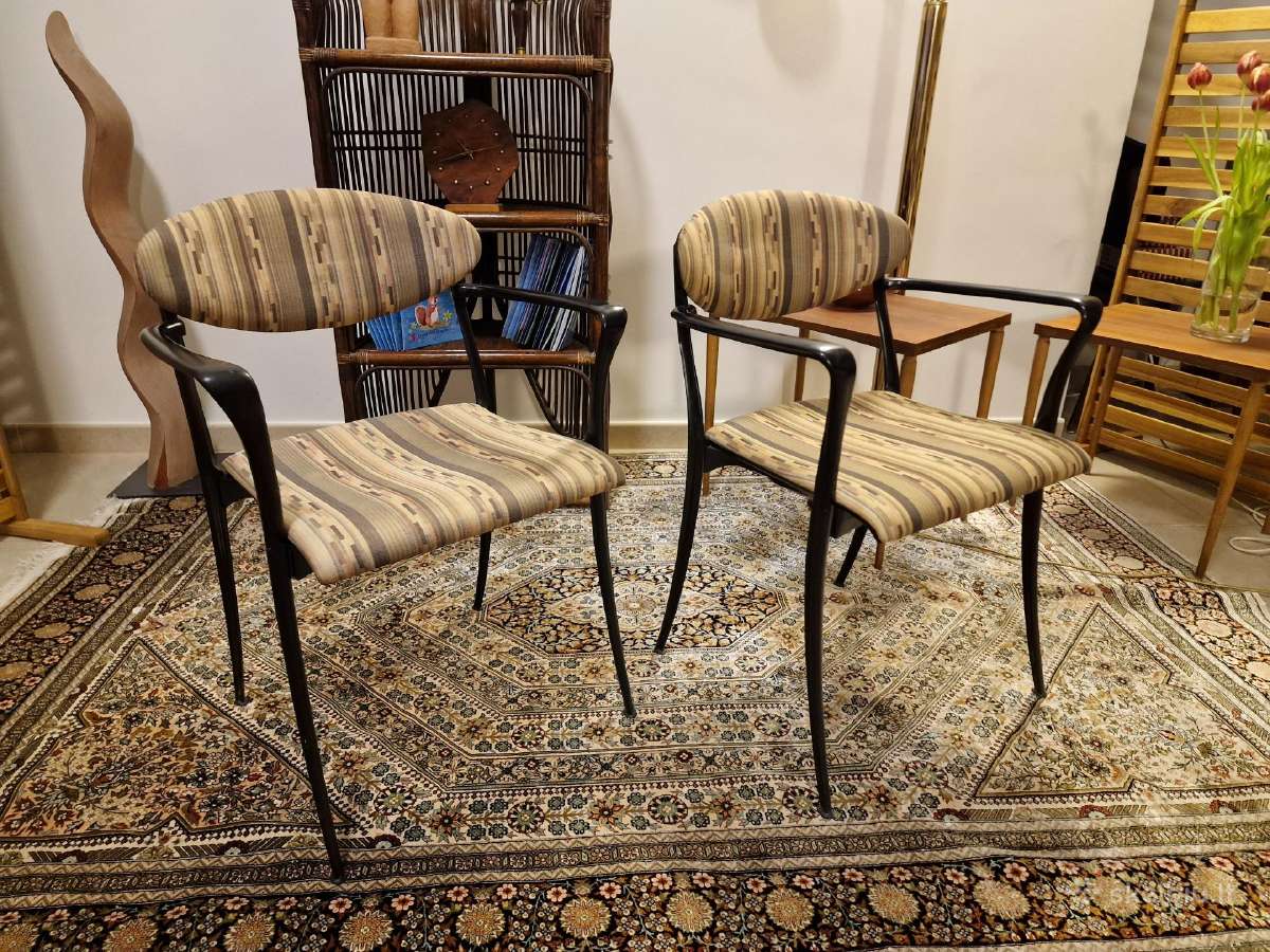 Vintažinės mid century autorinės kėdės - nuotraukos Nr. 18