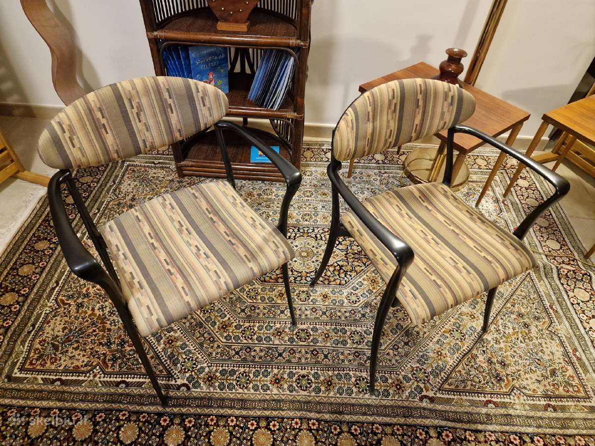 Vintažinės mid century autorinės kėdės - nuotraukos Nr. 19