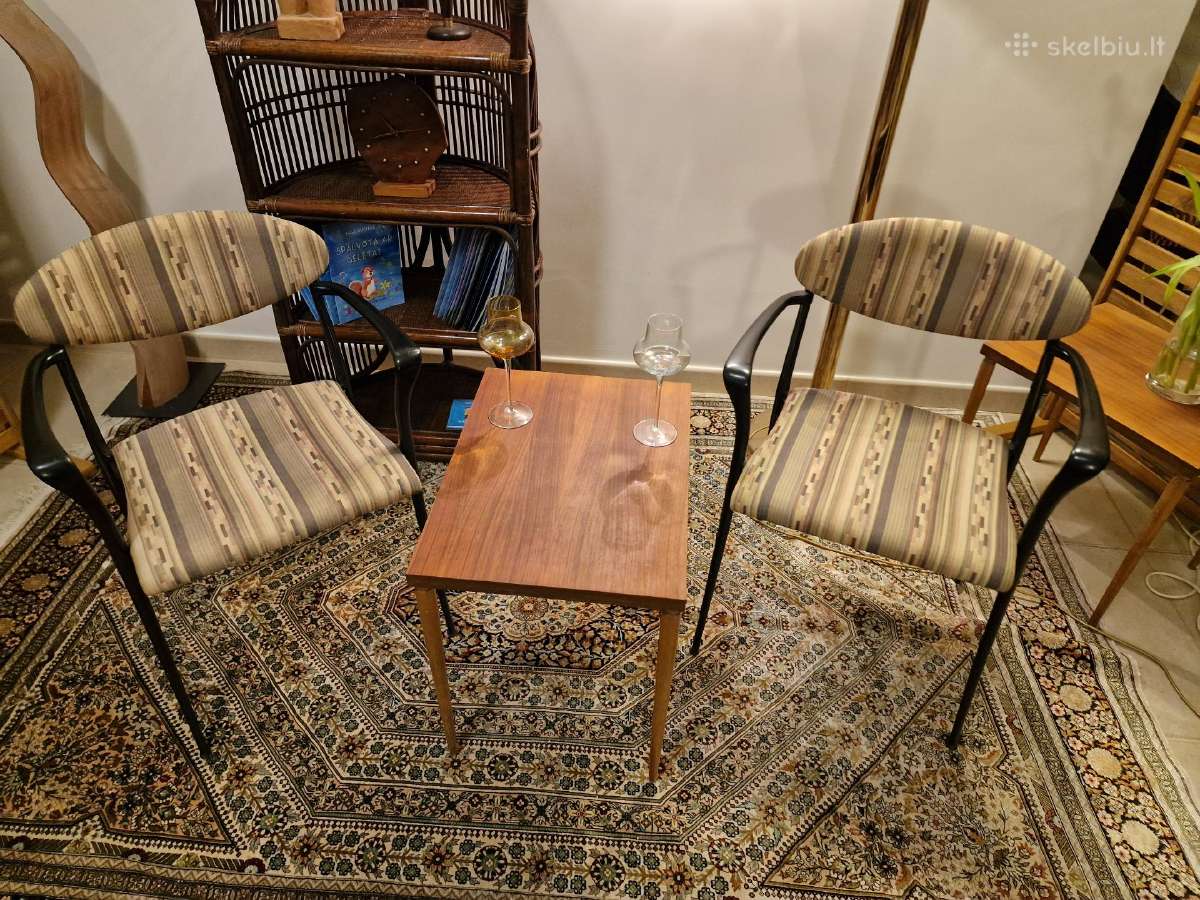 Vintažinės mid century autorinės kėdės - nuotraukos Nr. 33