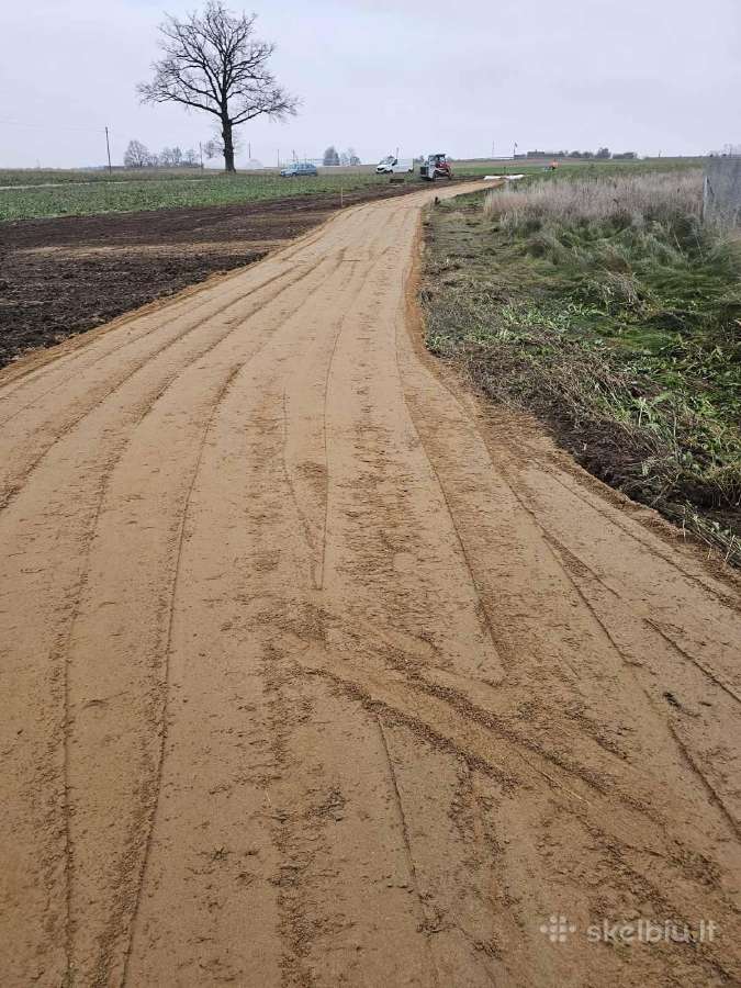 Vejos irengimas, apželdinimas, bobcat juodzemis - nuotraukos Nr. 25