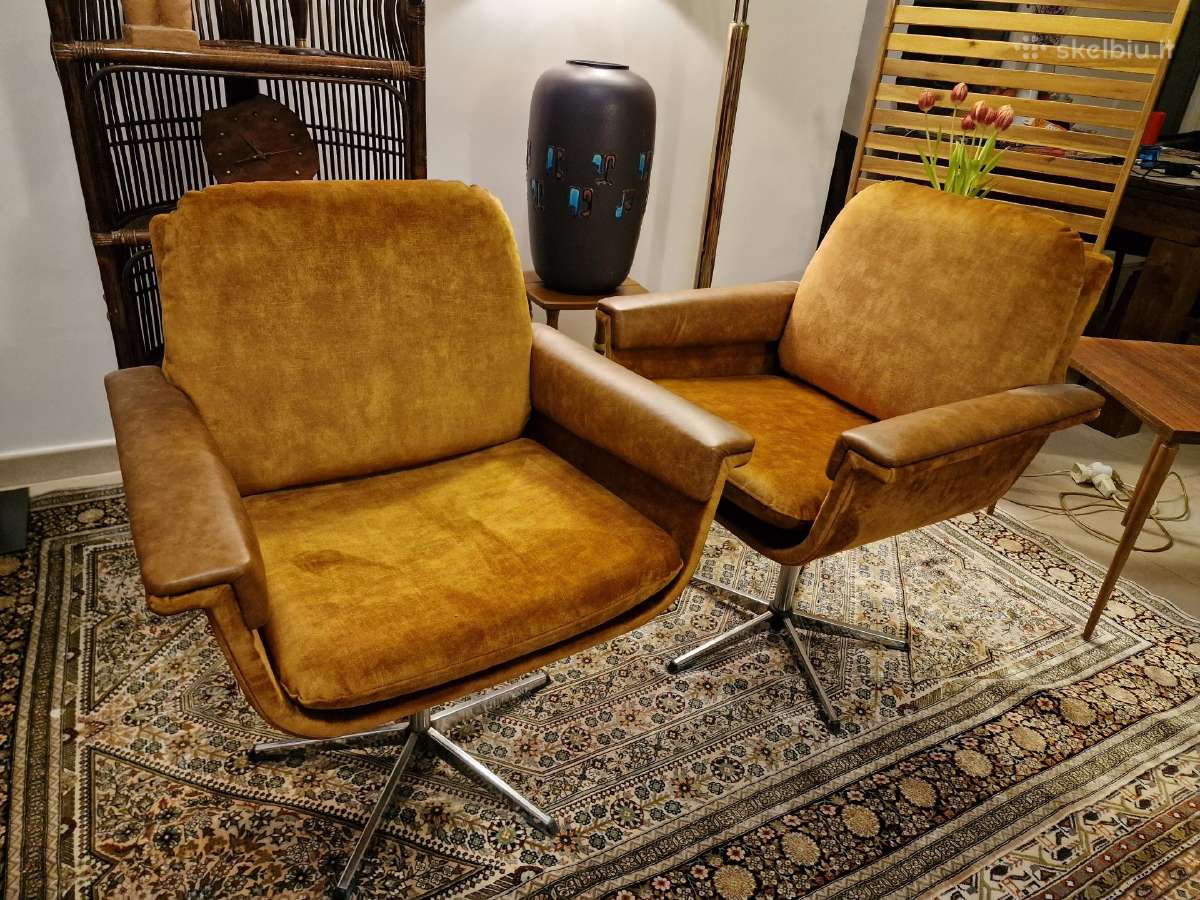 Vintažiniai mid centur Bauhaus st.foteliai - nuotraukos Nr. 16