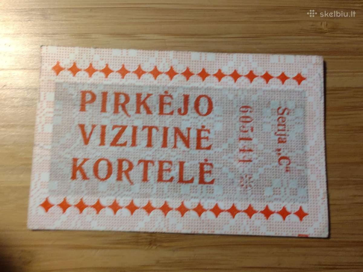 Pirkėjo vizitinė kortelė - nuotraukos Nr. 2