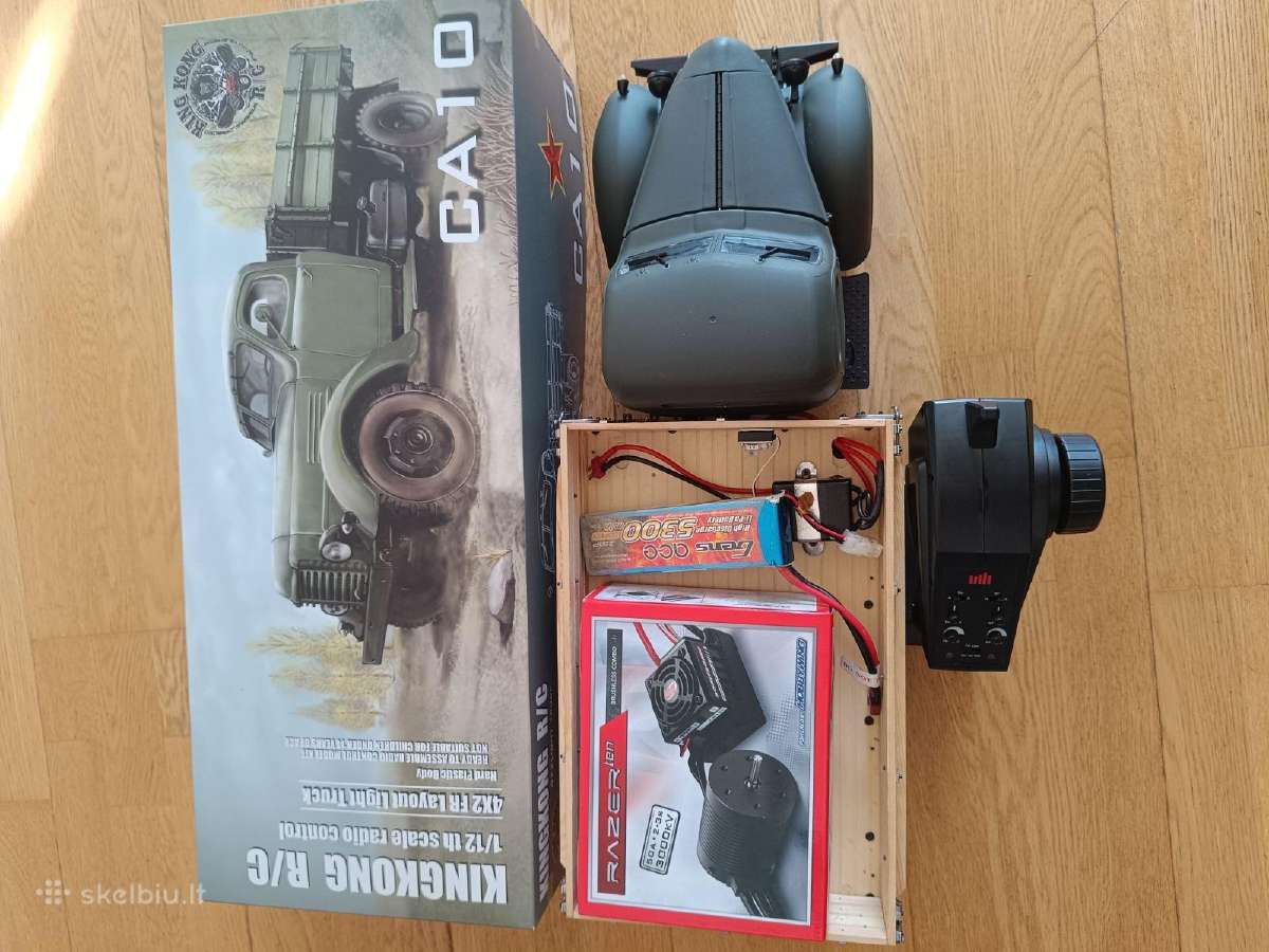 King kong RC Ca10 su RC elektronika - nuotraukos Nr. 11