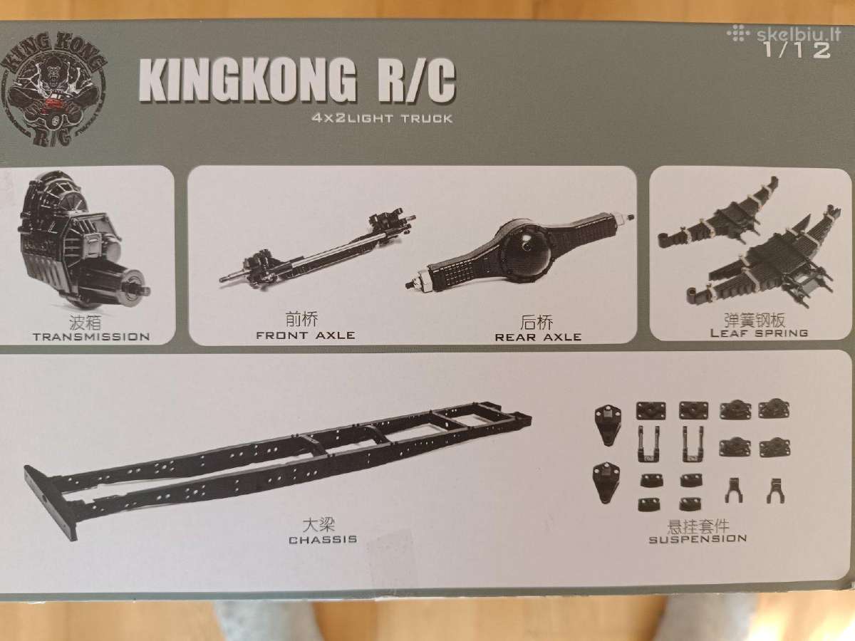 King kong RC Ca10 su RC elektronika - nuotraukos Nr. 12