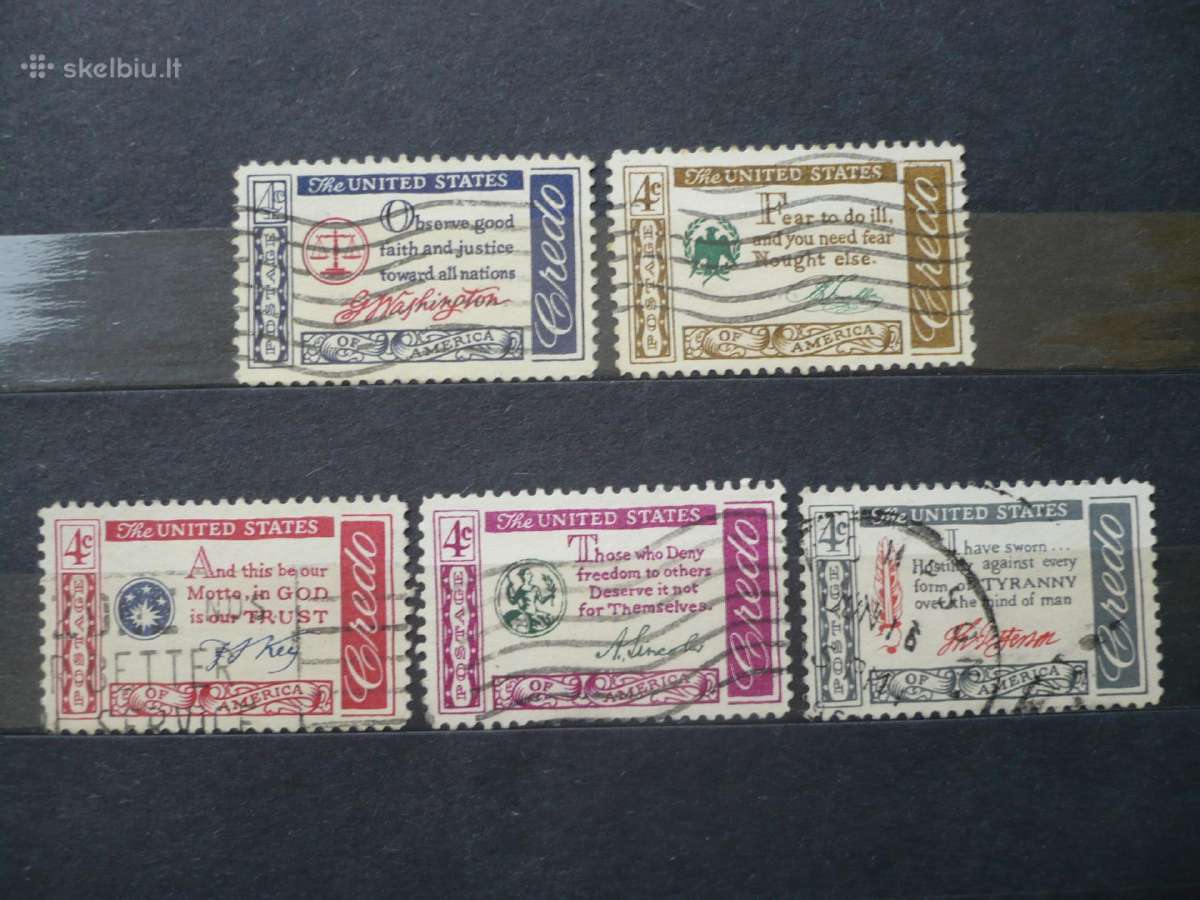 1960–1961 m. citatos – Amerikos kredo