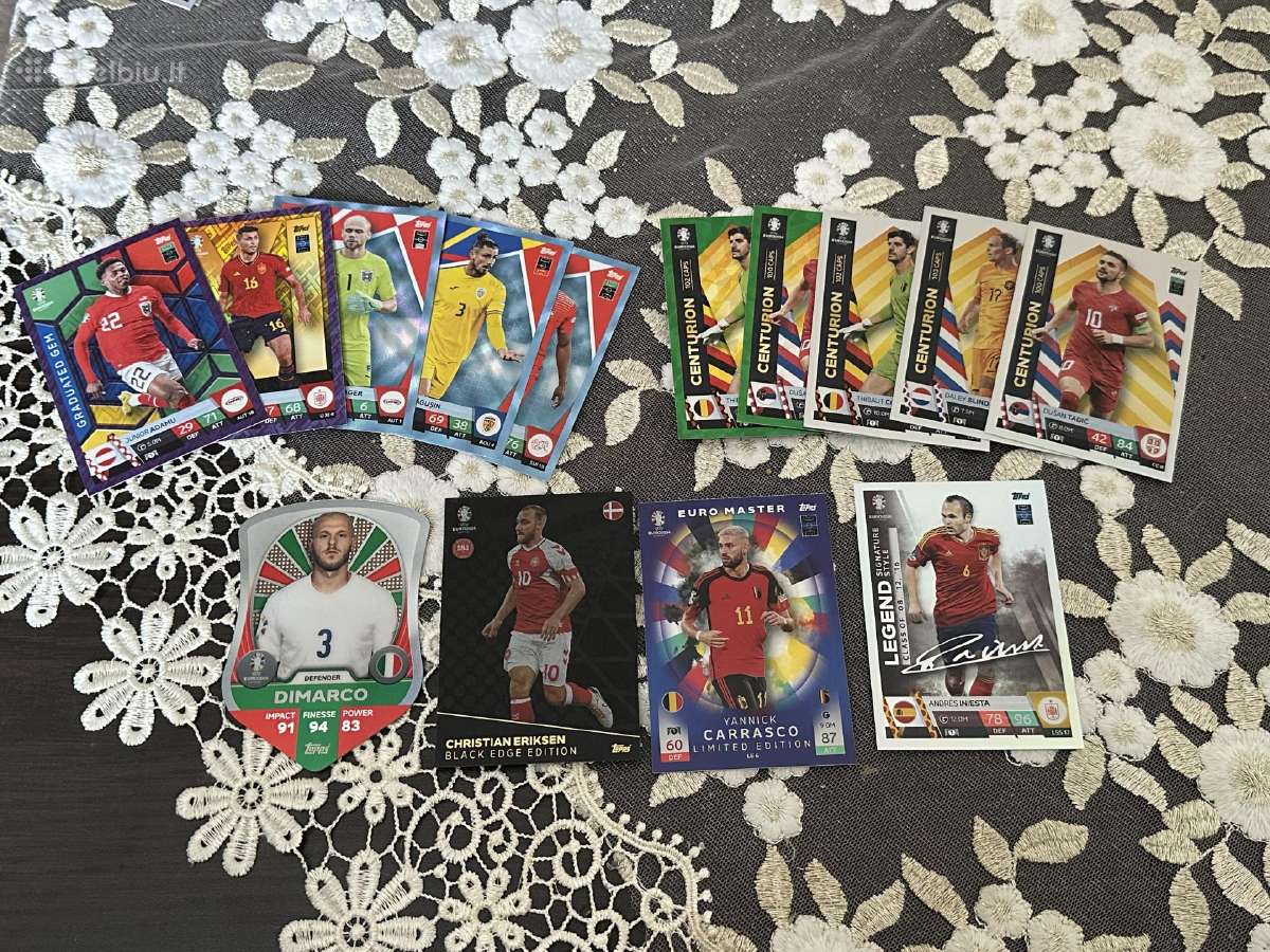 Topps 2024 Euro Kortelių Kolekcija