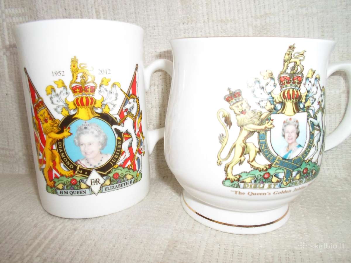 Puodelis su karaliene Elizabeth Quenn