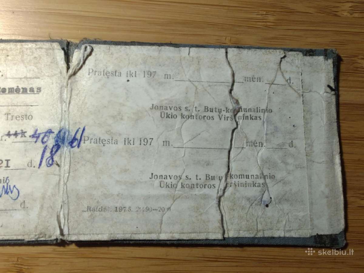 Jonavos statybos tresto pažymėjimas 1970 - nuotraukos Nr. 3