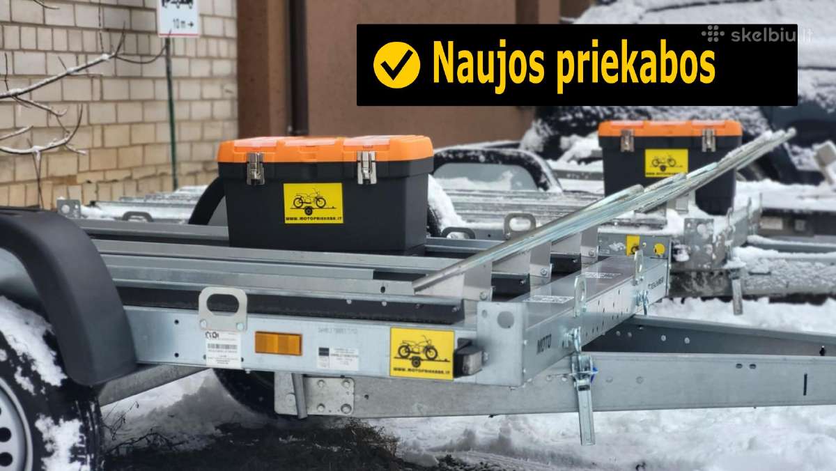 Moto priekabos nuoma Klaipėdoje nuo 15eur - nuotraukos Nr. 2