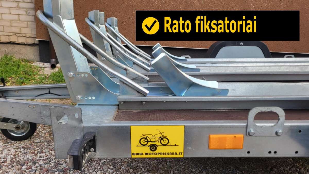 Moto priekabos nuoma Klaipėdoje nuo 15eur - nuotraukos Nr. 3