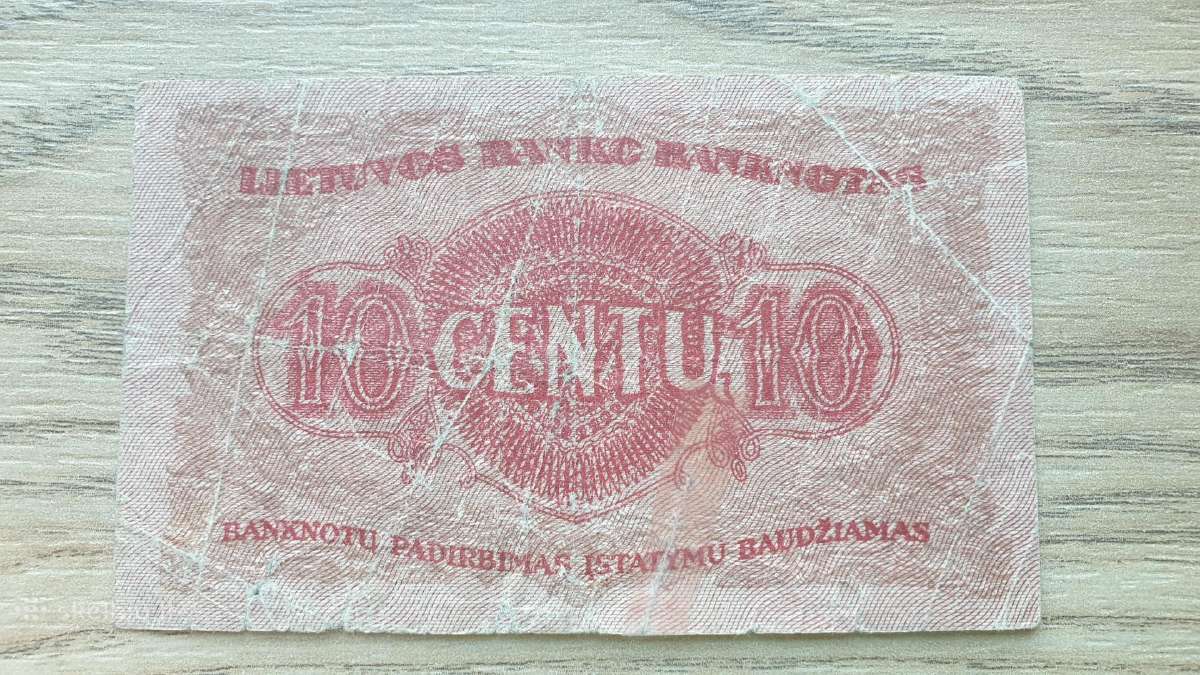 1922 metų 10 centų Lietuva - nuotraukos Nr. 2