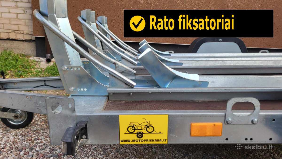 Moto priekabos nuoma Palangoje/ Kretingoje nuo 15€ - nuotraukos Nr. 3