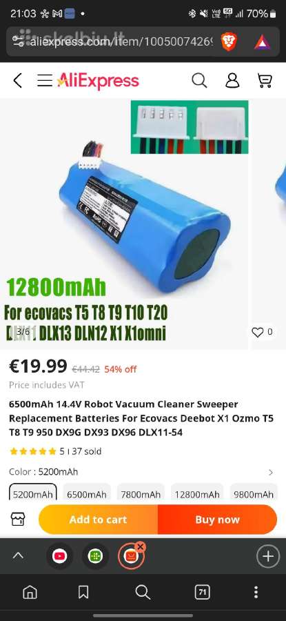 Ecovacs deebot dr98 - nuotraukos Nr. 2