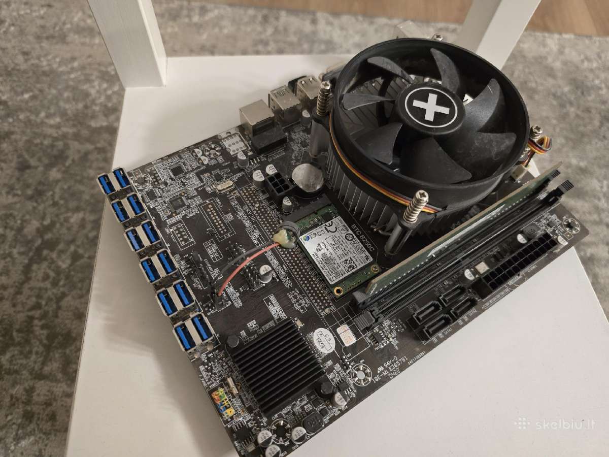 Btc B250c + Intel i3 + 8gb RAM + WiFi + 256 GB SSD