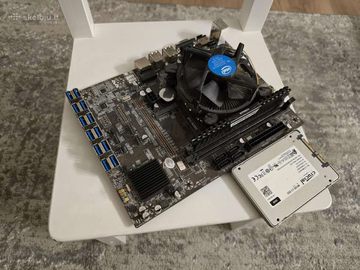 Btc B250c + Intel + 8gb RAM + 250gb SSD + WiFi