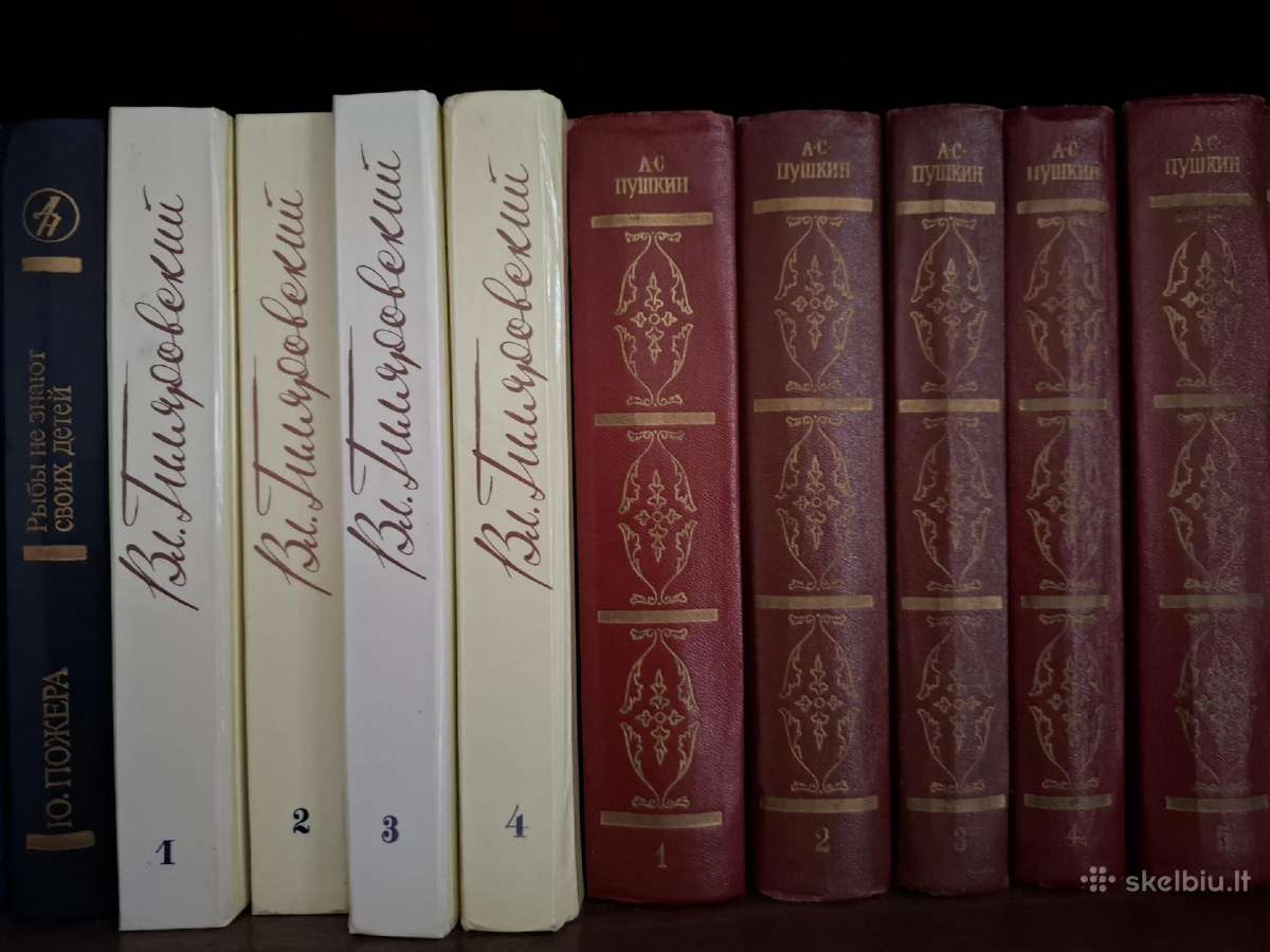 Knygos, naminė biblioteka žymiu autorių ir kūrinių - nuotraukos Nr. 6
