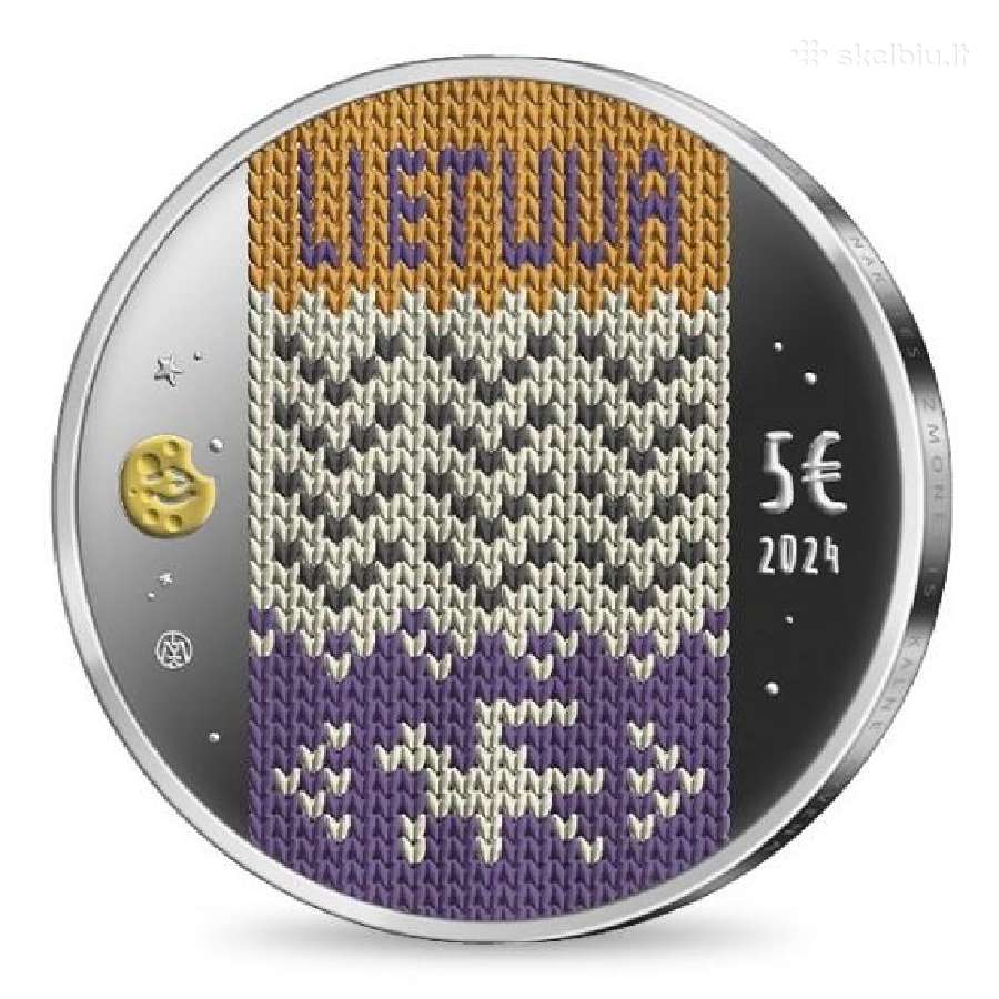 Lb proginės sidabrinės monetos - nuotraukos Nr. 5