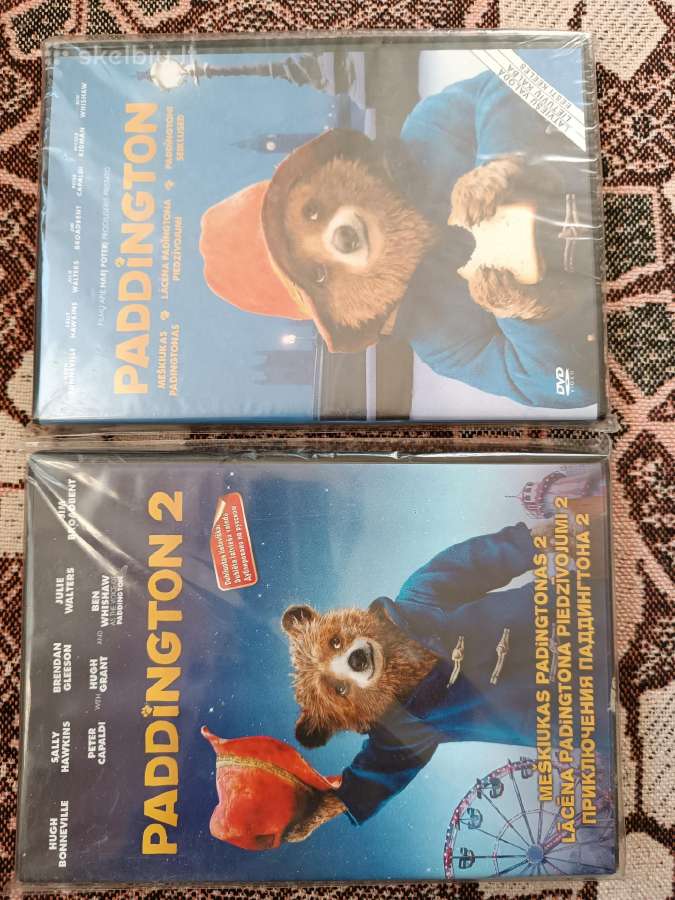 Dvd Paddington ir Paddington 2 (lietuvių k.)
