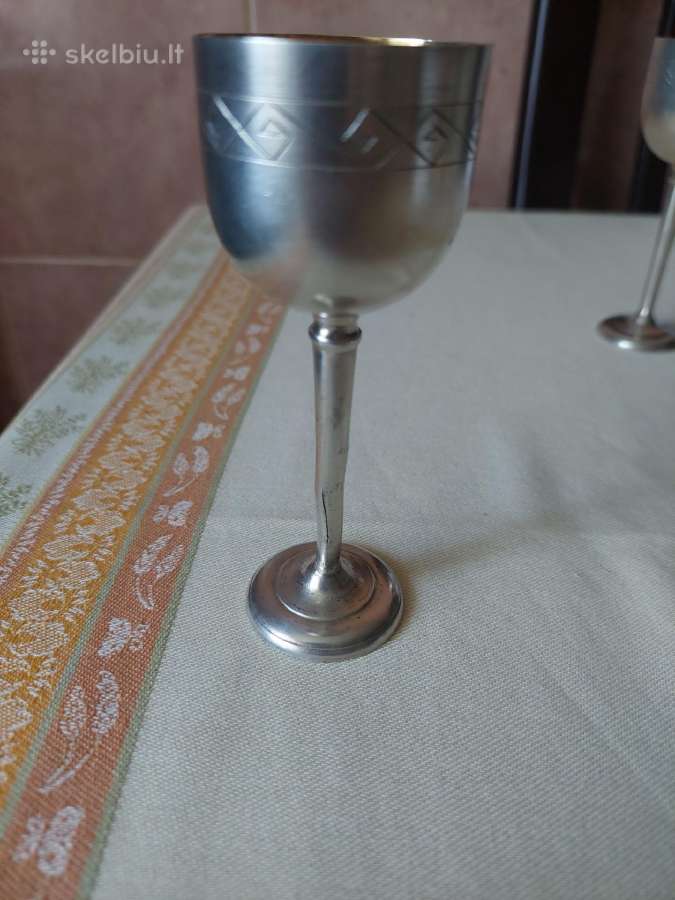 Sidabras. Dvi Taurelės Praba 875. Gražiai Atrodo. - nuotraukos Nr. 10