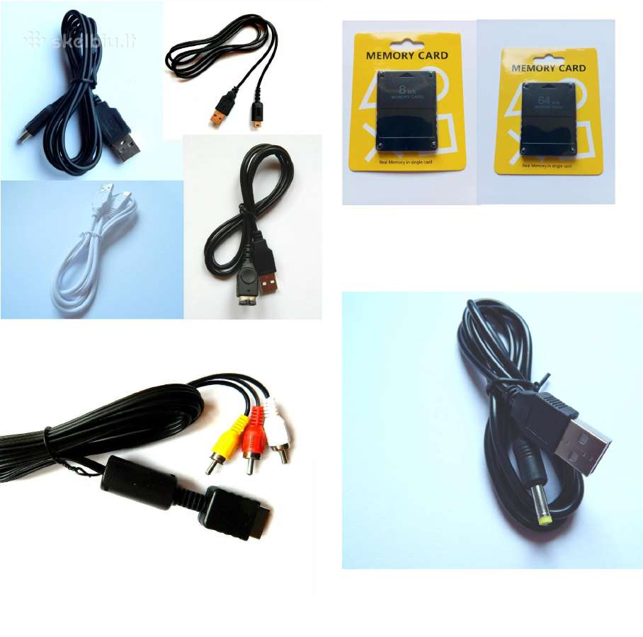 Laidai Priedai Nintendo Playstation PSP Gba ir kt