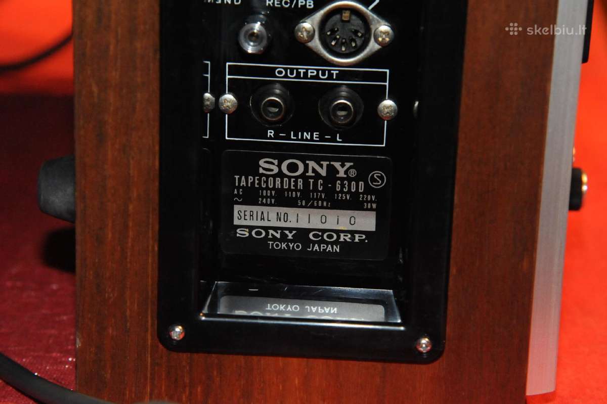 Sony Tc-630 D. - nuotraukos Nr. 8
