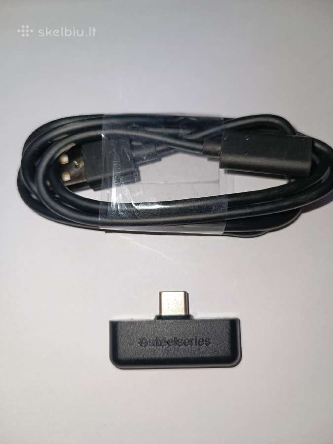 Arctis 1 (wireless) daviklis, receveris, dogle