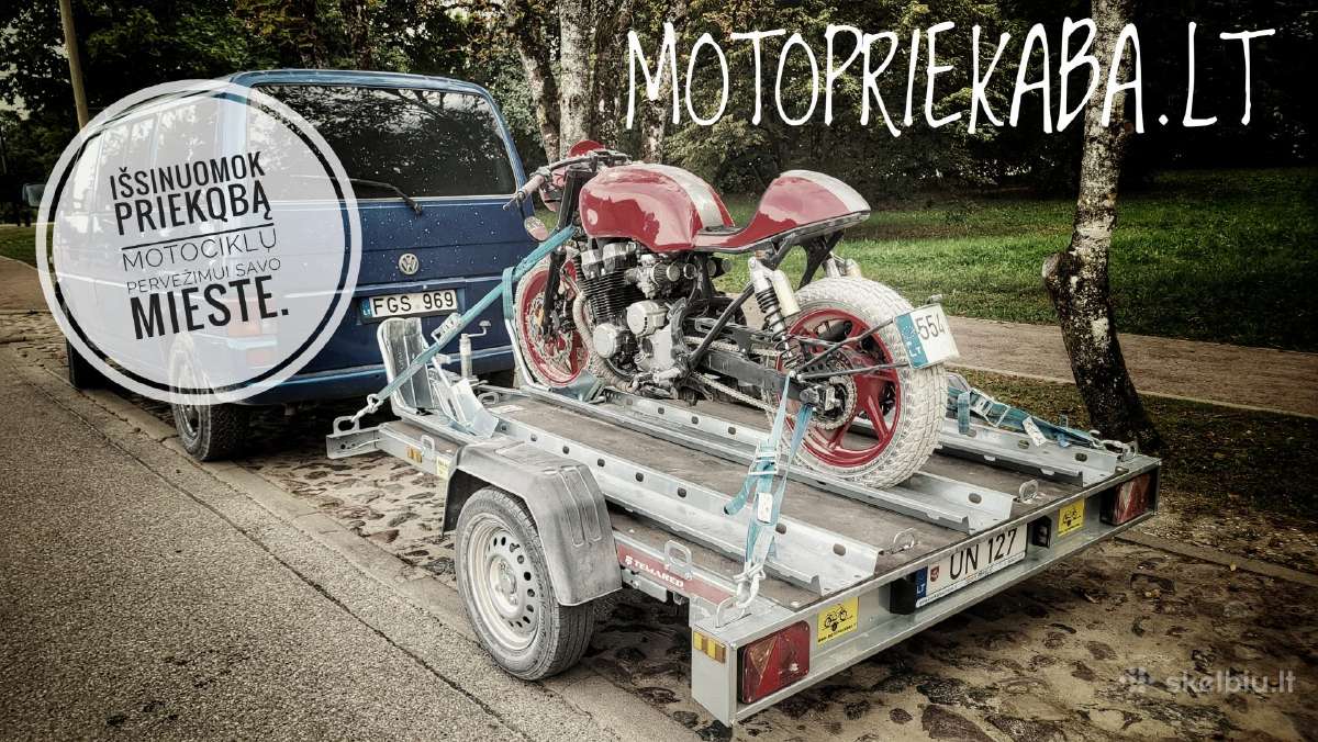 Moto priekabos nuoma Vilniuje nuo 15 eur - nuotraukos Nr. 11