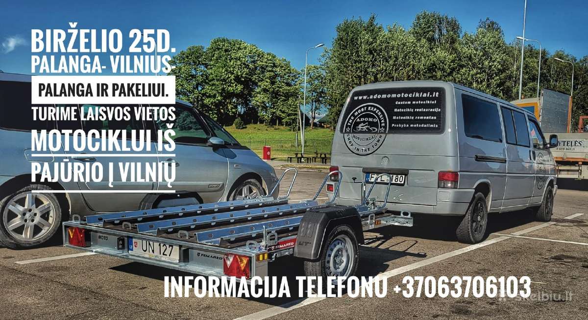 Moto priekabos nuoma Vilniuje nuo 15 eur - nuotraukos Nr. 13
