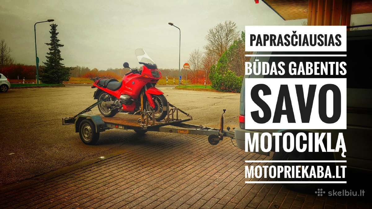 Moto priekabos nuoma Palangoje/ Kretingoje nuo 15€ - nuotraukos Nr. 9