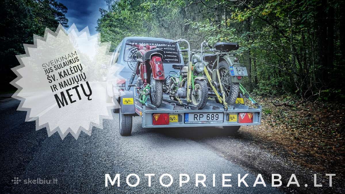 Moto priekabos nuoma Šiauliuose nuo 15eur - nuotraukos Nr. 8