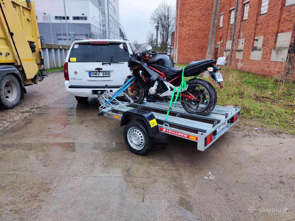 Moto priekabos nuoma Šiauliuose nuo 15eur - nuotraukos Nr. 14