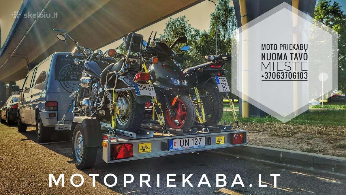 Moto priekabos nuoma Klaipėdoje nuo 15eur - nuotraukos Nr. 11