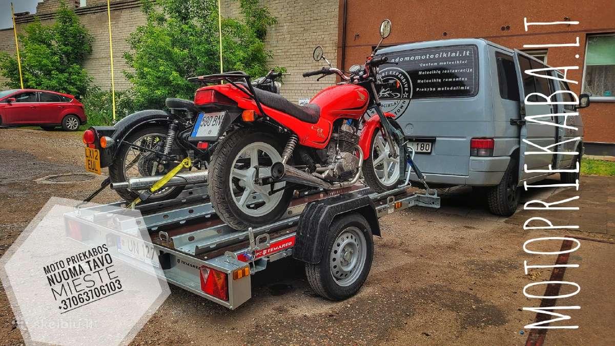 Moto priekabos nuoma Klaipėdoje nuo 15eur - nuotraukos Nr. 12