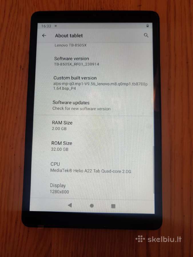 Lenovo Tab M8 TB-8505x