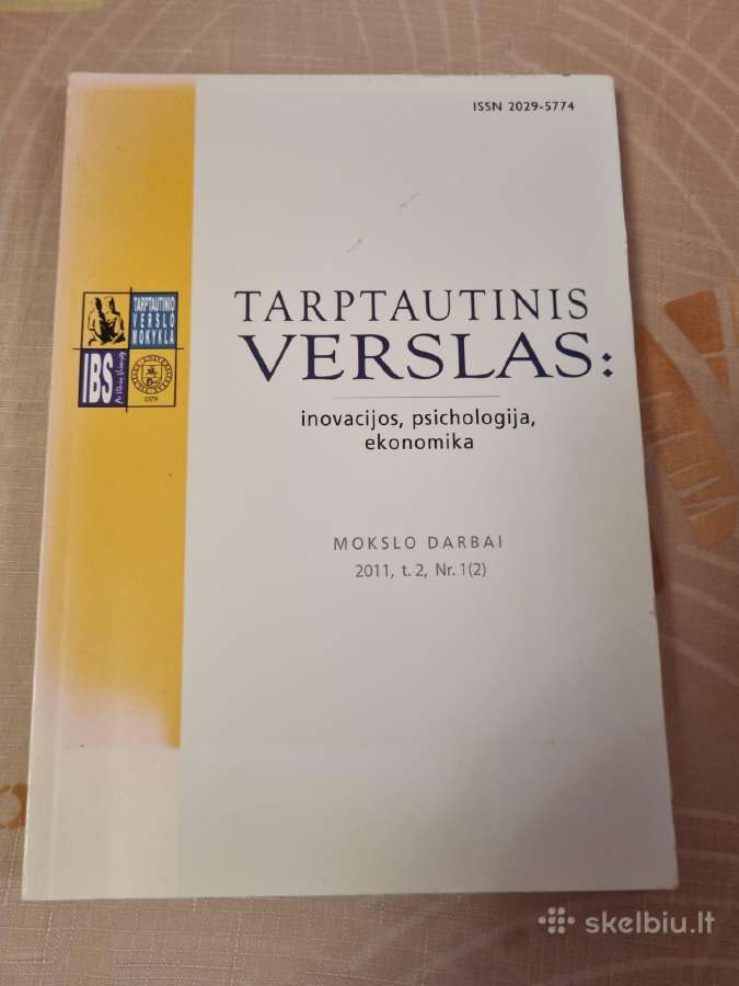 Tarptautinis verslas : inovacijos , psichologija ,