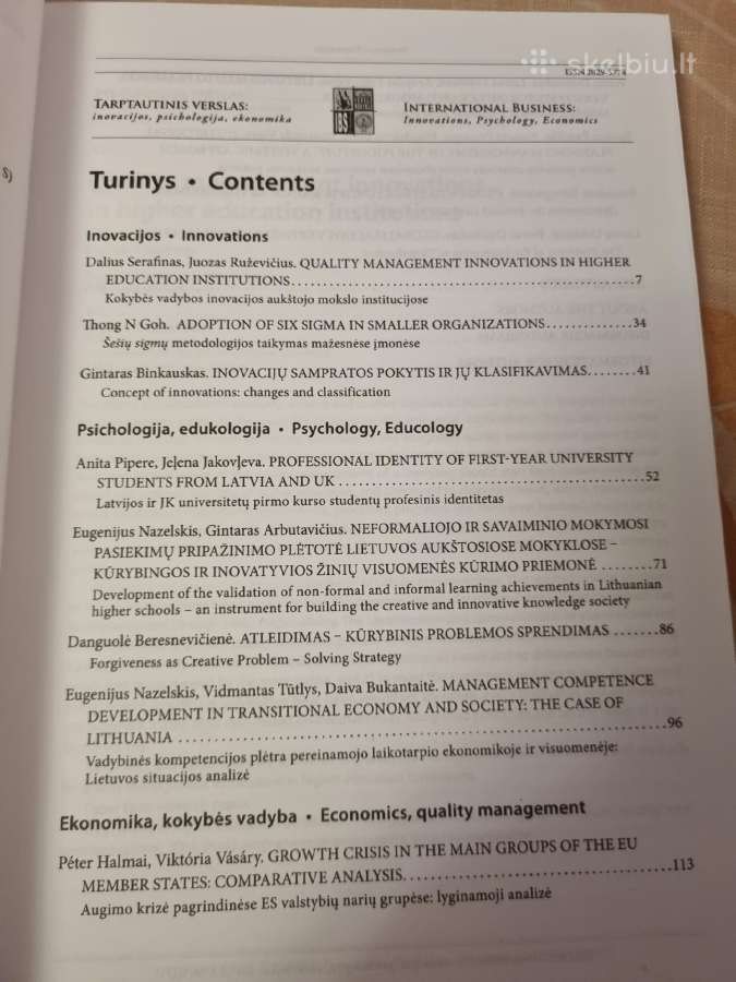 Tarptautinis verslas : inovacijos , psichologija , - nuotraukos Nr. 4