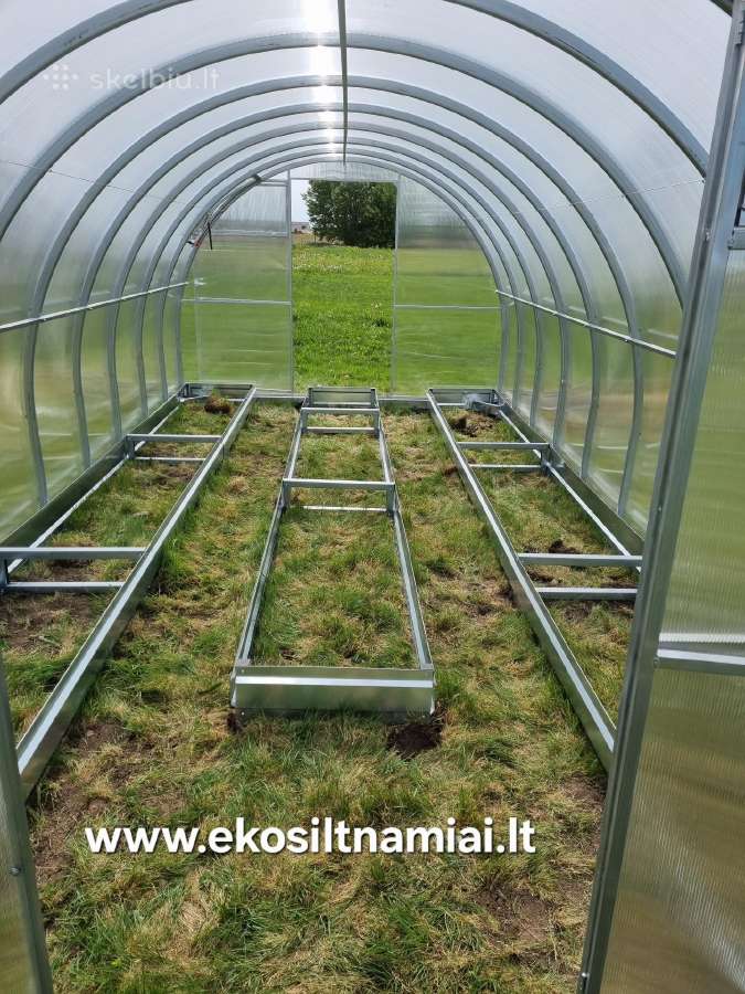 Pakeliamos lysvės, takeliai, pamatas šiltnamiui, - nuotraukos Nr. 12