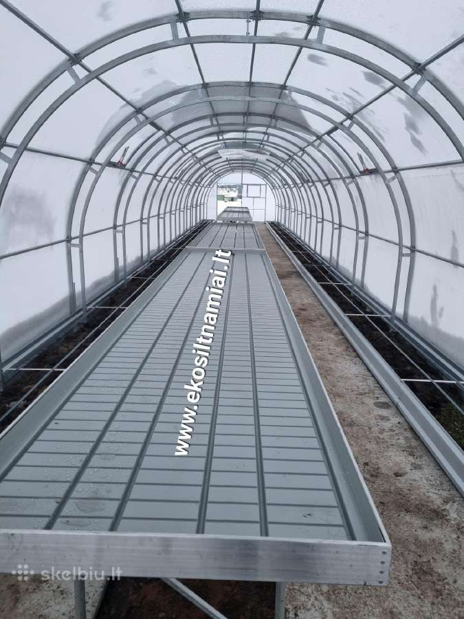 Pakeliamos lysvės, takeliai, pamatas šiltnamiui, - nuotraukos Nr. 19