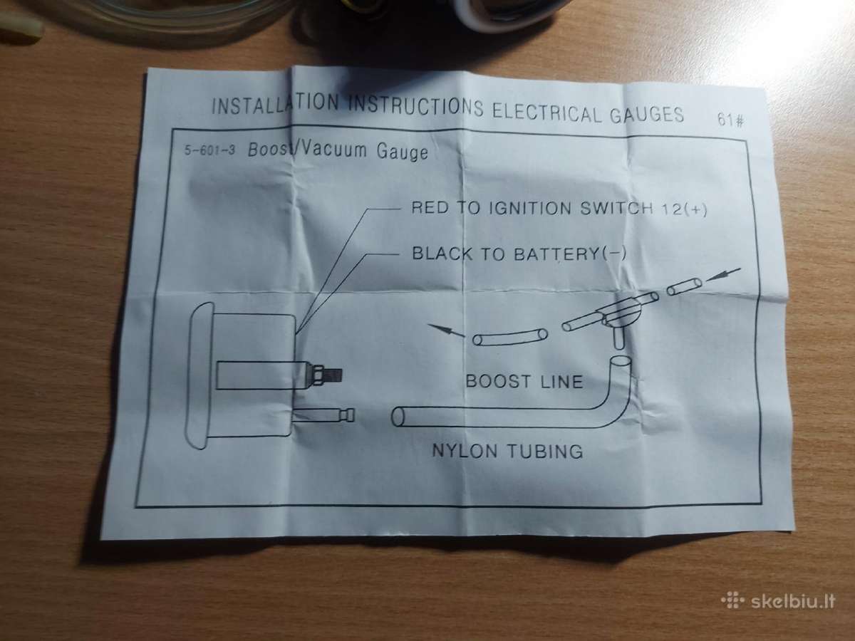 Boost gauges, turbinos matuoklis - nuotraukos Nr. 4